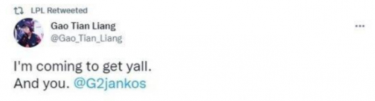 100T碾压EG，Jankos制霸全场的简单介绍