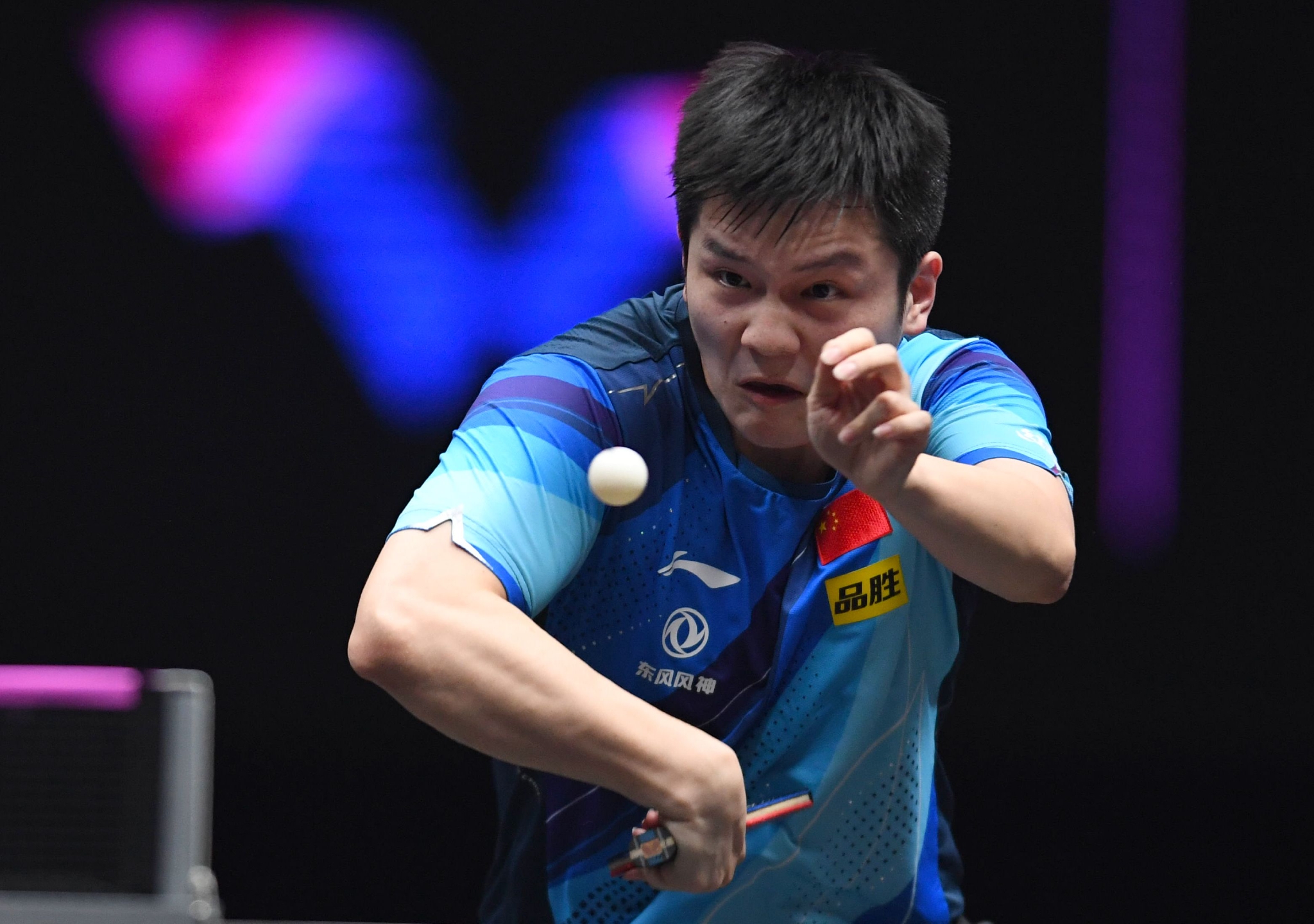 英国乒乓球队强势中国乒乓球队，樊振东打破历史纪录的简单介绍